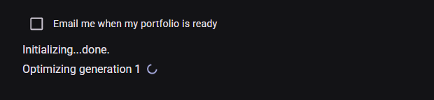 An optimization in progress