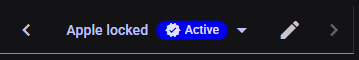 After activating: the new version is active